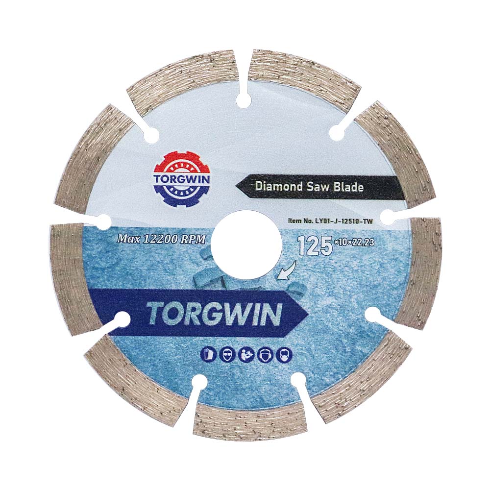 कंक्रीट कापण्यासाठी 125 मिमी सेगमेंटेड डायमंड सॉ ब्लेड कंक्रीट कापण्यासाठी 125 मिमी सेगमेंटेड डायमंड सॉ ब्लेड